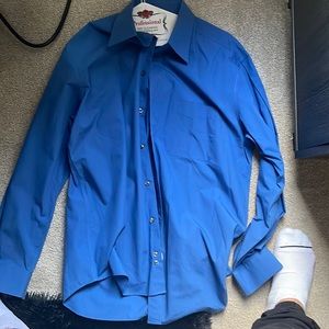Blue dress shirt